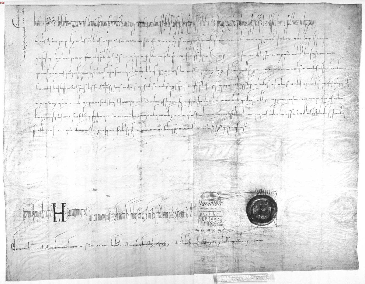 ProfLRoach's tweet photo. #CharterOfTheWeek: D H I 20. Henry I of East Francia grants his wife Mathilda Quedlinburg and other key estates as part of her dower. https://t.co/R3aEAGd0Hv