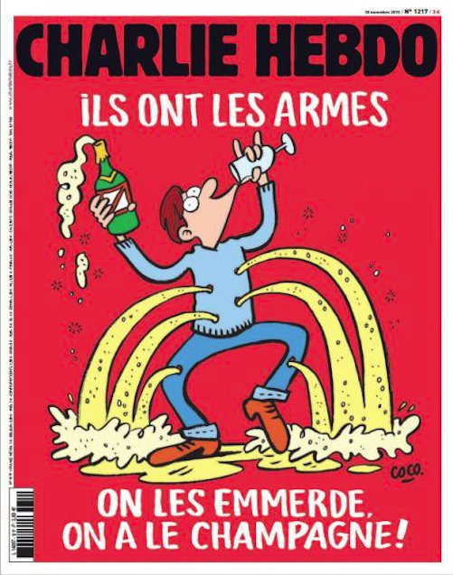 DoaAband's tweet image. "They have the weapons. Fuck them, we have the champagne!"- #CharlieHebdo Fear is the weapon that they seek so I'll never be afraid.- #WoMC