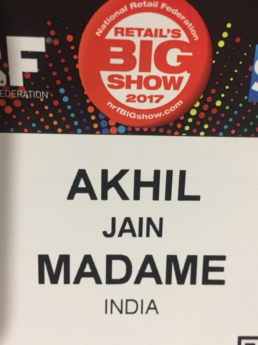 akiduggar's tweet image. Attending #nrf17 #datadrivencx #retailisdetail