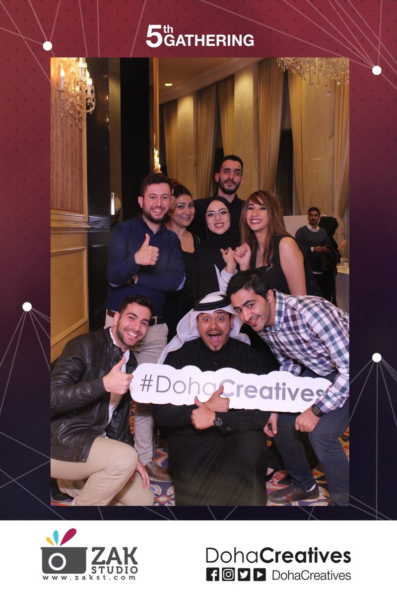 zakstudioo's tweet photo. Attending @DohaCreatives #DohaCreatives 5th gathering at the Ritz-Carlton @RitzCarlton #Doha. #Photo by ZakStudio photobooth https://t.co/vfSVe9oOm6