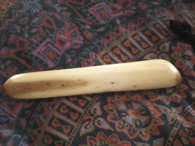 Got this beauty for Christmas, all the way from Slovenia! @pleasurebypost any tips for cleaning wooden<a href="/tag/sextoys"class="tags"><span>#sextoys</span></a>