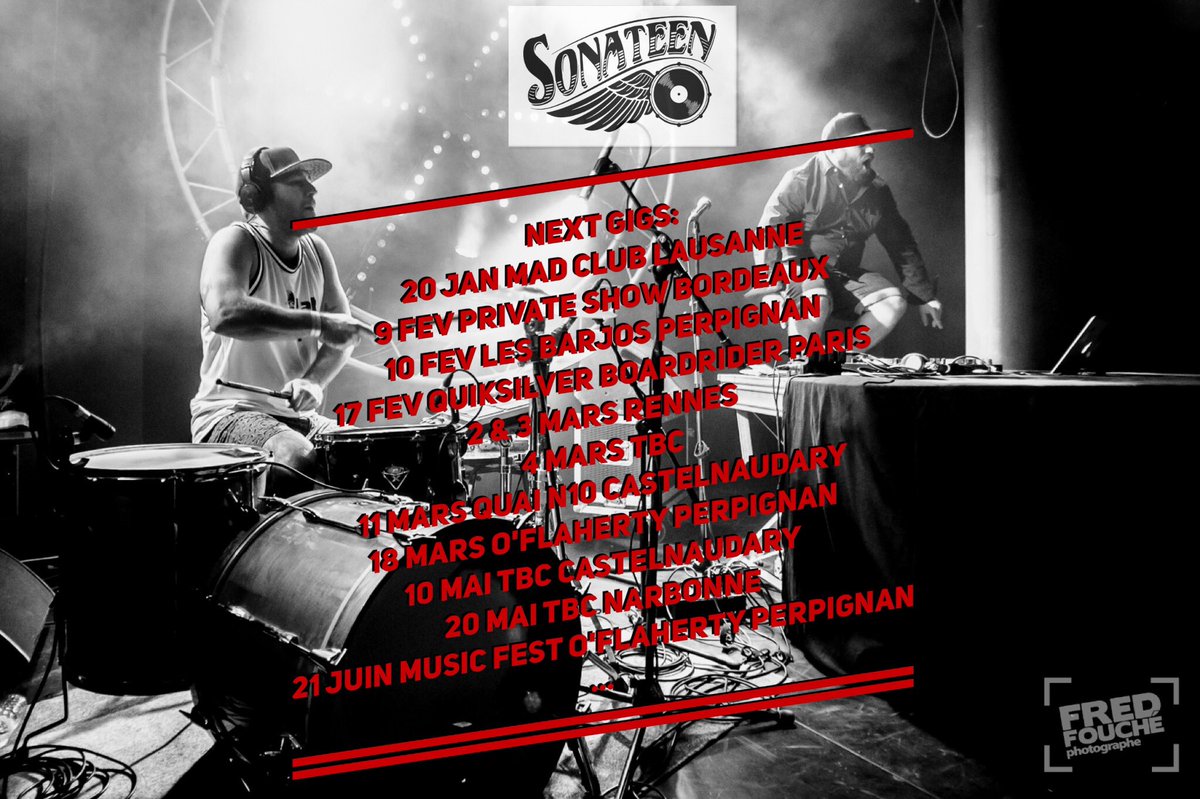 Voici les dates des prochains shows 👾