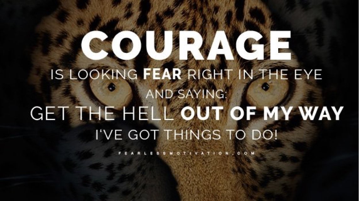 JohnMcGrathMB's tweet photo. The Hero also feels the Fear.
The difference is in the Response.

#inspiration #Motivation #WeekendWisdom https://t.co/952VpVVag3