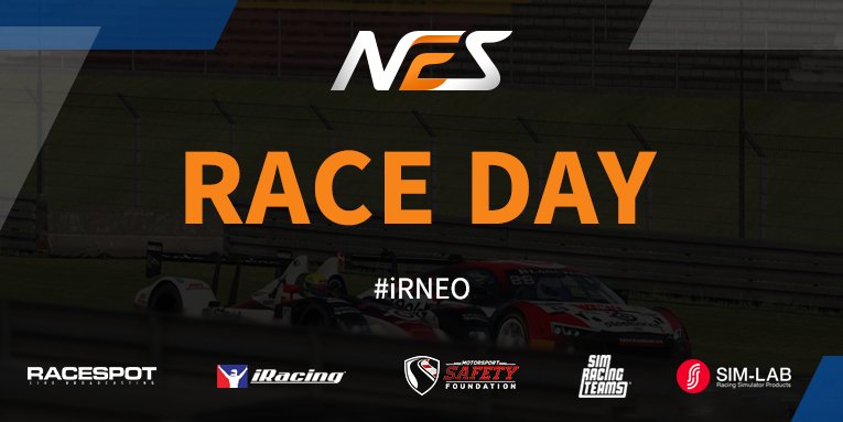 It’s race day! Watch the 6 hours of Nürburgring at live.neo-endurance.com or <a href="/iRacing/">iRacing</a> Live.
Green flag is in the air at 15:00 GMT. #iRNEO