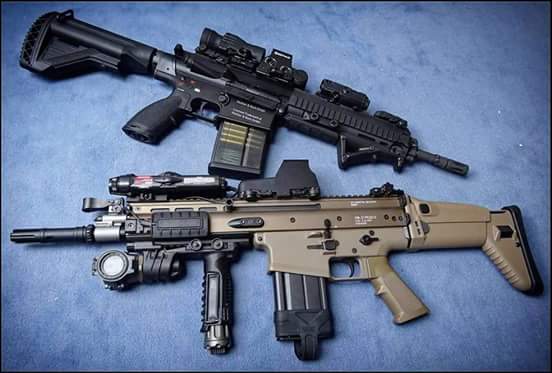top_force's tweet photo. Qui pour remplacer le Fusil à répétition modèle F2 #FRF2 équipant les tireurs d'élite des sections d'infanterie? #HK417 vs #SCARH https://t.co/uFJOFAenYA
