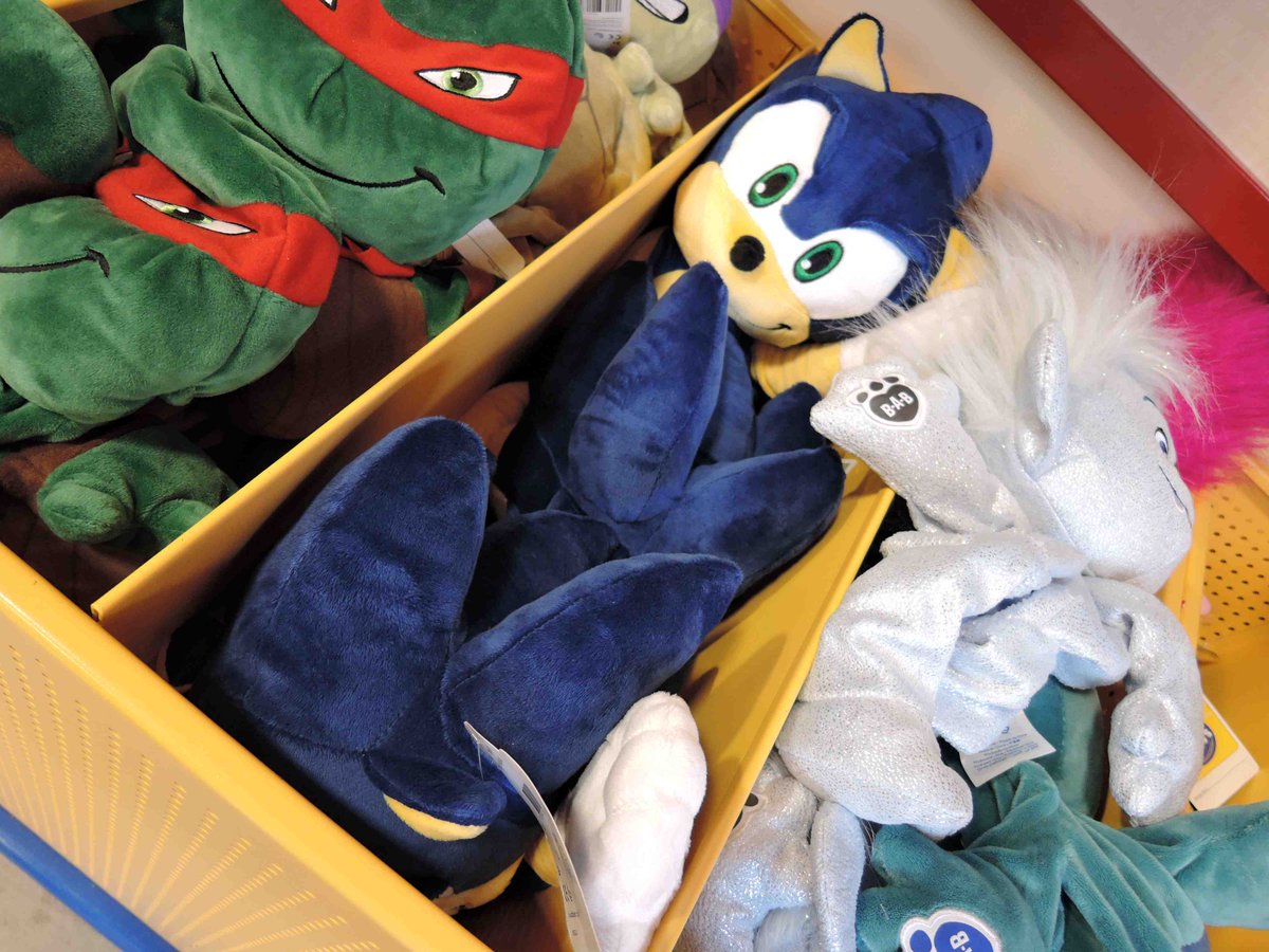 Crush40 ぬいぐるみを作ることができるビルド ア ベアワークショップでの展開もあります あ ソニックがいました