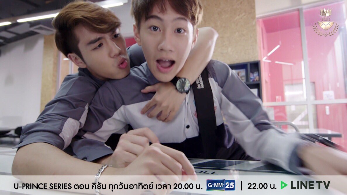 GMMTV's tweet photo. ถึงจะเป็นคู่ของพี่ แต่น้องคนนี้ก็มาป่วนไม่ขาดสาย 55555
,,คืนนี้เจอกัน 😍😆

#uprincesries #GMMTV #GMM25 #LINETV #คิรัน https://t.co/qQNMP050KZ