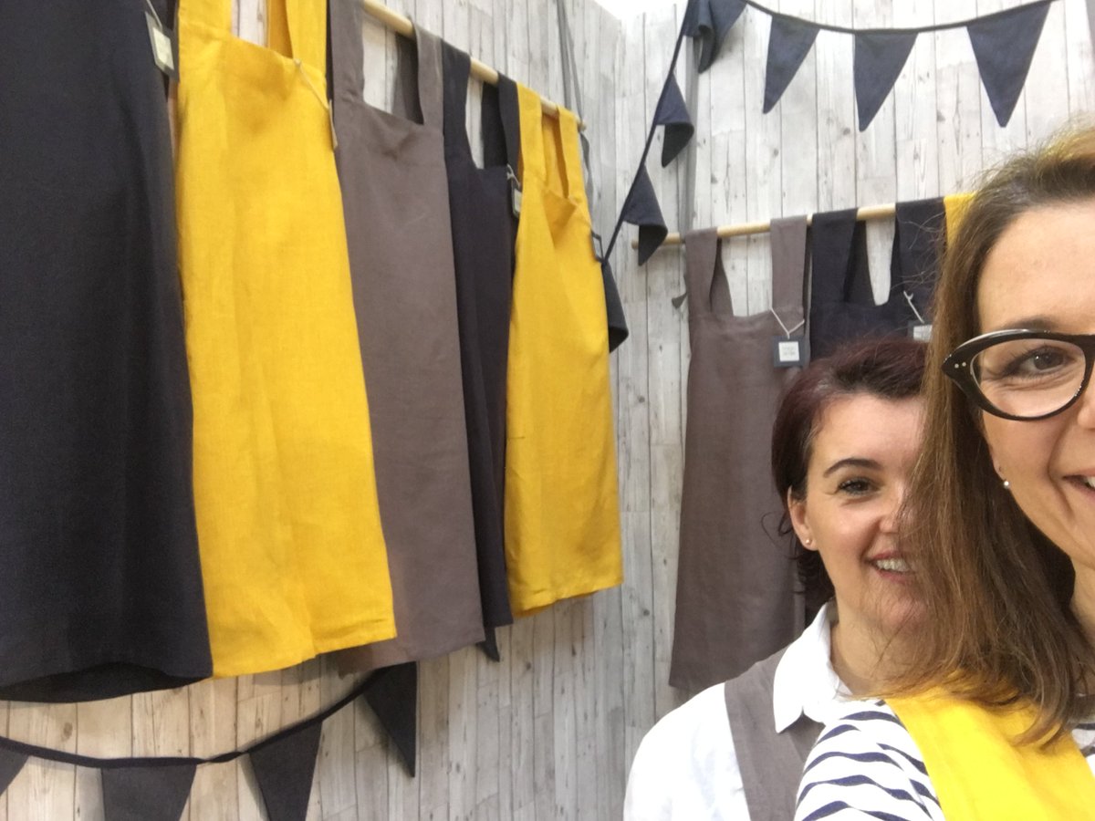 monamieliving's tweet photo. Top Drawer is our home for the next few days. Pop by Stand J14a and check out our fabulous #aprons @TopDrawerLondon #TopDrawerSS17 #London https://t.co/yB1k35qQ5q
