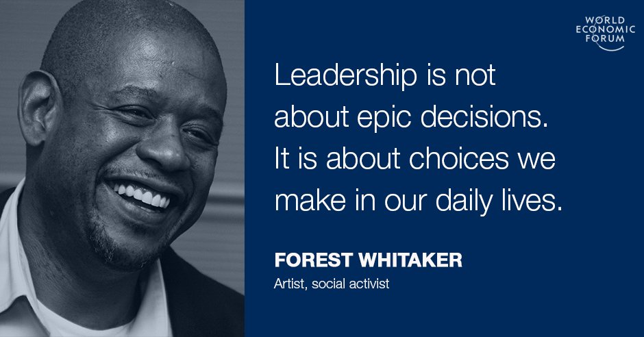 wef's tweet photo. .@forestwhitaker: This is what real leadership means to me https://t.co/ae6qYGQdWP @UNESCO #wef17 https://t.co/ld9weRWLWm