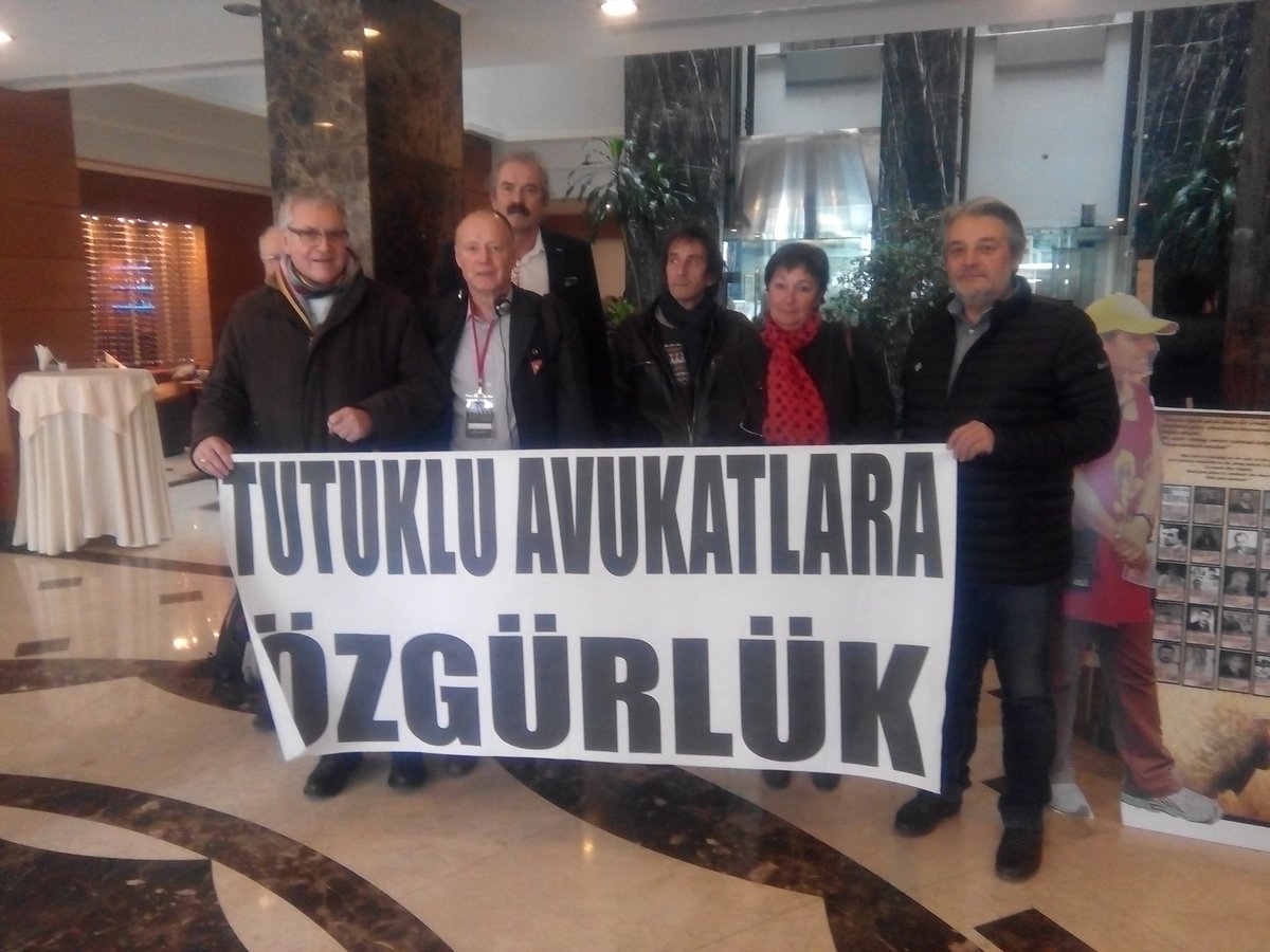 Avrupalı avukat ve yargıçlardan tutuklu avukatlara destek
Tutuklu avukatlara özgürlük!..