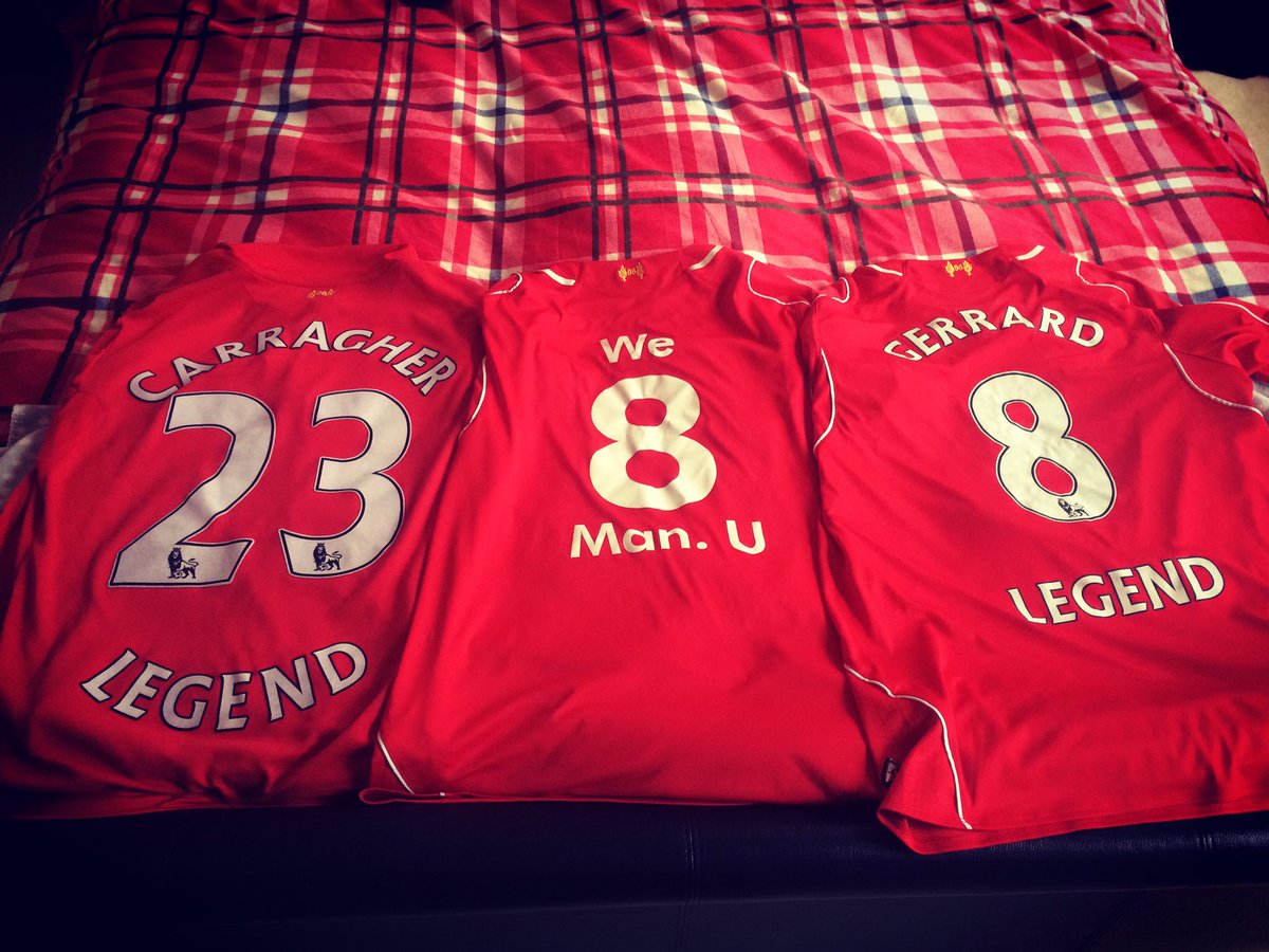 RichardHuggsy's tweet photo. ππΌ match day #Liverpool #wehatemanu #gerrard #carragher @LFC https://t.co/HF6r7qHzi8