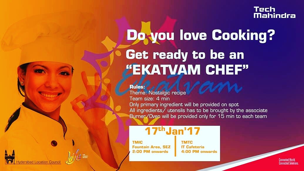 TechMJosh's tweet image. Do you miss any recipe that you used to cook/eat in your earlier times?
🍔🍟🍝🍕🍗🍲🍜
Celebrating nostalgia with #cullinary at #EkatvamHyd17