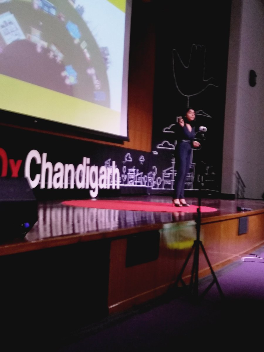 TedxChandigarh's tweet photo. Priya Prakash graces the stage of #TEDxCHANDIGARH #DreamIdeateCreate #tedxtalks https://t.co/T2K43NPhXW