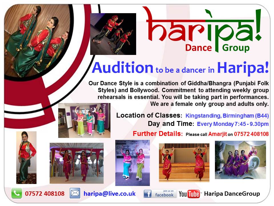 HaripaDancers's tweet photo. Ladies; Bhangra, Giddha, Classes/Group
#dance;#keepfit;#bollywooddance;#giddha;#entsweb;#Lessons;#Dancers; #Bhangra;#Birmingham https://t.co/NIxmMIlQRt