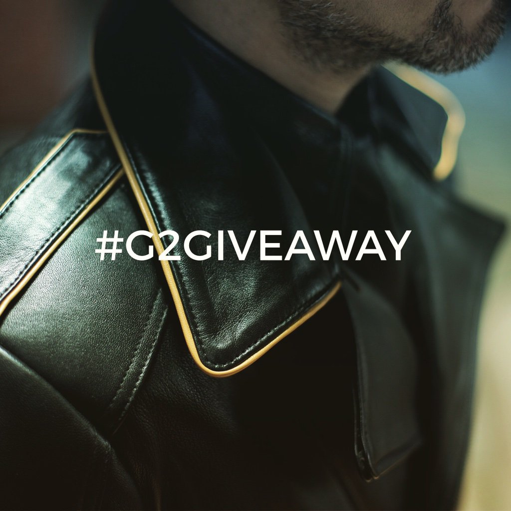 g2_leather's tweet photo. Change collar and epaulets in your G2 Leather jacket to flag your kink! Contest day 5 of 7: https://t.co/yiFStl3TRu https://t.co/I6UhJi5c5I
