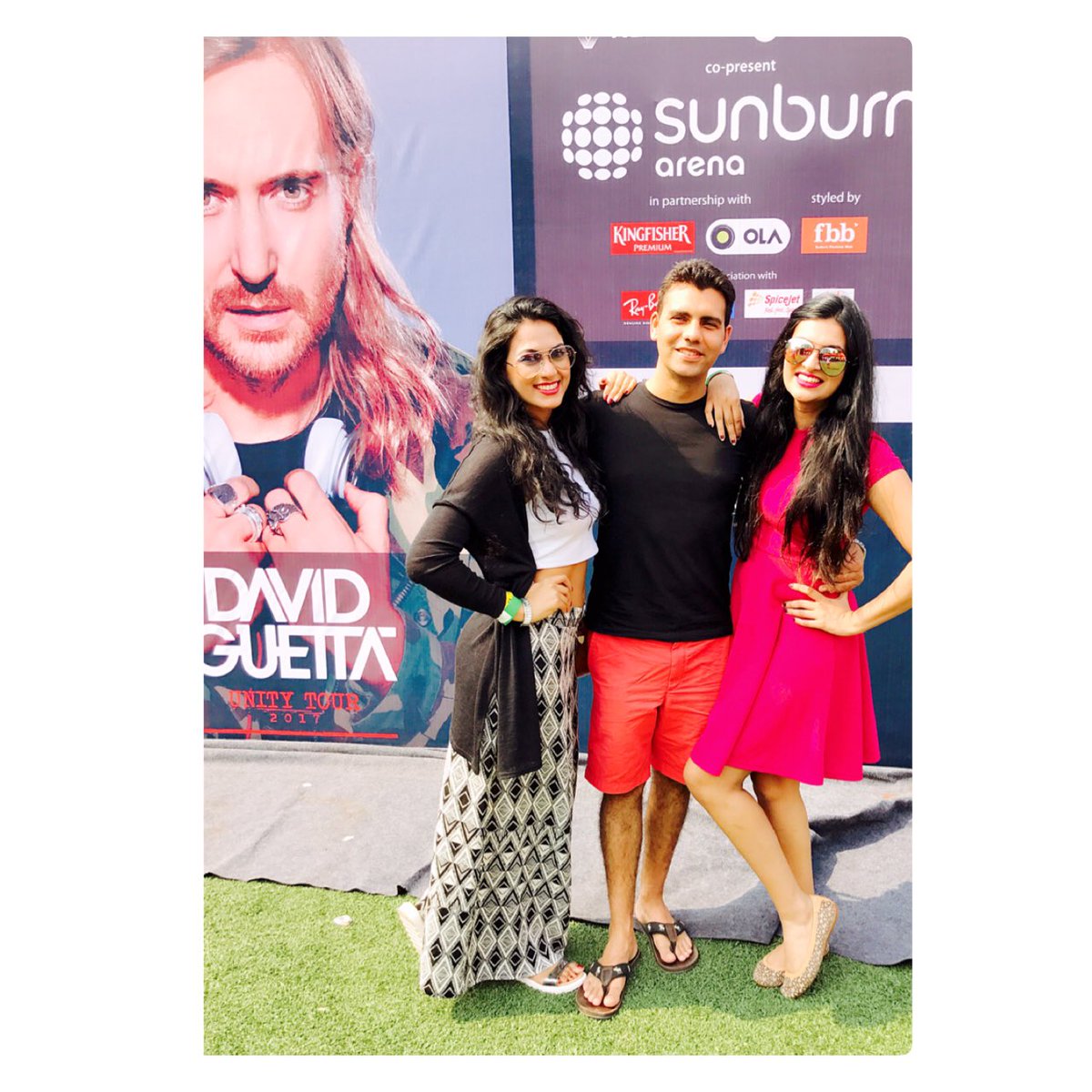 Well spent Sunday afternoons🙌🏻 <a href="/davidguetta/">David Guetta</a> Mumbai Concert🎉 <a href="/SunburnFestival/">Sunburn Festival</a> #happiness #craziness #love #gratitude 💕