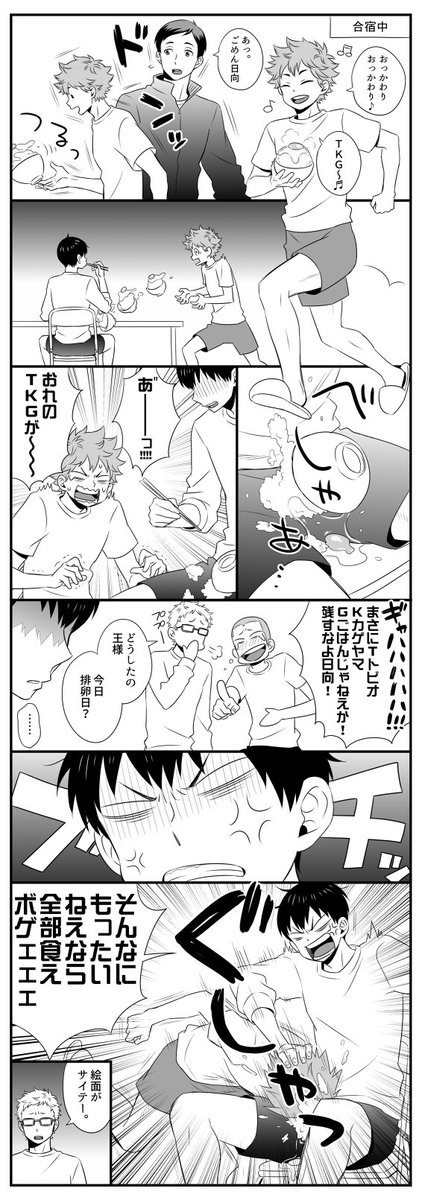インテで配ったペーパーの漫画(・ω・)っ
日向の好物。 