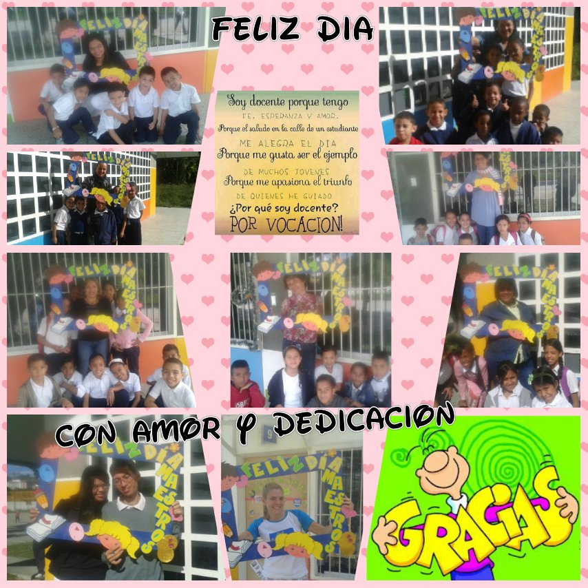 U.E.N.E.El Arañero de Sabaneta presente con los niños@s y maestro@s Compartiendo con Amor.
