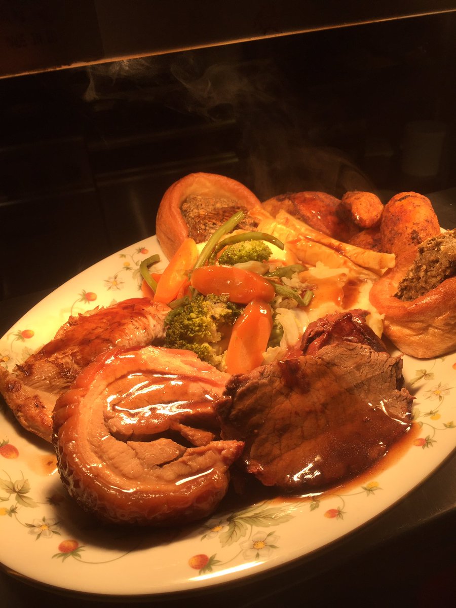 Sunday Roasts serving until 6pm.
Live on the screens.
Everton v Man City 1.30pm &amp;
Manchester Utd v Liverpool 4pm.