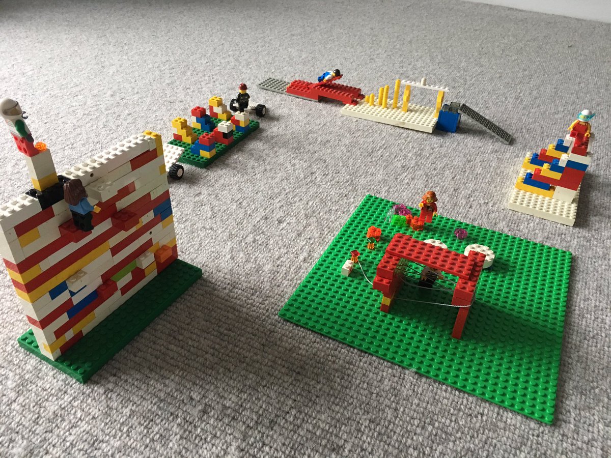 TeamJenxy's tweet photo. Having fun inventing our own #Lego #NinjaWarriorUK course @LEGO_Group @ninjawarrioruk https://t.co/kA7BWeHGpK