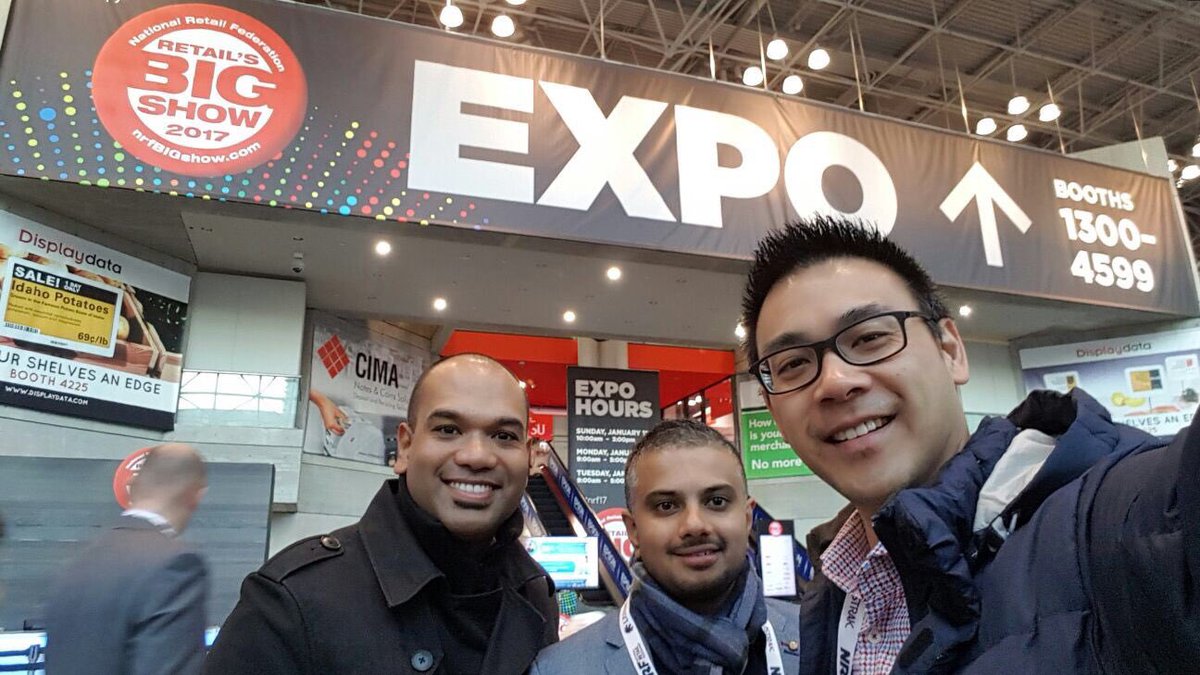 We are at @experienceNRF in #NYC Catch our team <a href="/wijemannen/">Nishan Wijemanne</a> <a href="/RizanMawzoon/">Rizan Mawzoon</a> &amp; <a href="/EdwinAtWork/">Edwin AtWork</a> #nrf17