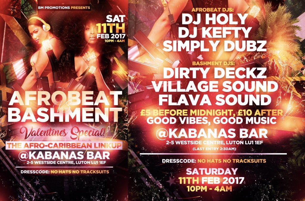 Allroundpromo's tweet photo. @iamOceanChina Don't miss the #AfrobeatsVSBashment Valentines Special. The official Afro-Caribbean Link up!! Make sure ur here https://t.co/Xgc3bfJRIg