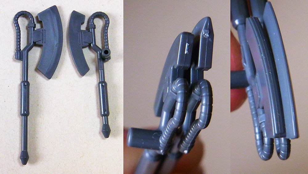 こつえー 駒都えーじ ヒート武器は使い捨てと考えると どっかに刃先ホルダーとかあっても良さそうかな と 確かにガンダムの背中のアレは連邦製ヒート剣ですね w