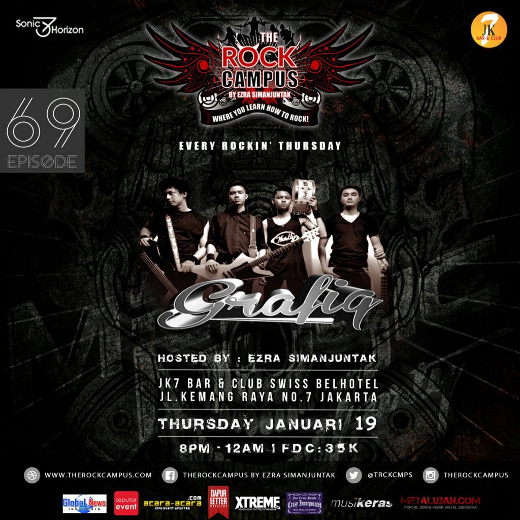 The rock campus eps. 69 spesial for happy rockiversary 10th <a href="/ZIFACTOR/">Zi Factor</a> at jk7 kemang
Let's party rock anthem!!!
