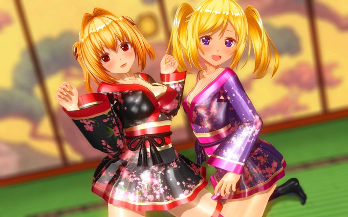 花魁ミニドレス、すごくえっちだ

#cm3d2 #カスタムメイド3d2 