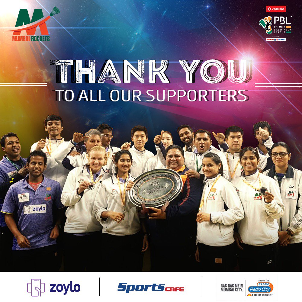 Mumbai_Rockets_'s tweet photo. Thank you for all your and support!! Next year we are going to come out harder and stronger to win the title!! #RocketsAaleyRe https://t.co/dLGXQZn5rG