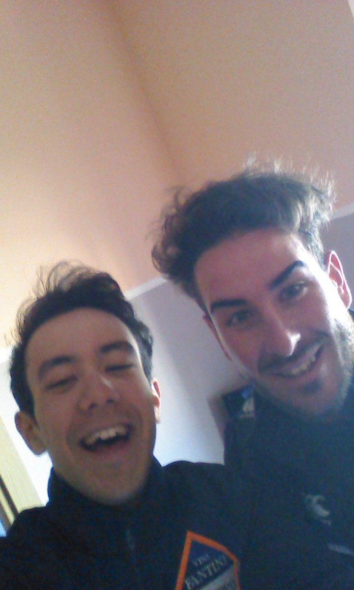 昨日も６時間、そして今日はファンライド。からのボローニャに移動して、明日はスペインに移動。２週間同じ部屋だったｽﾀｷｵｯﾃｨありがとさん！そしてお疲れさん！😝😝🍣🍣