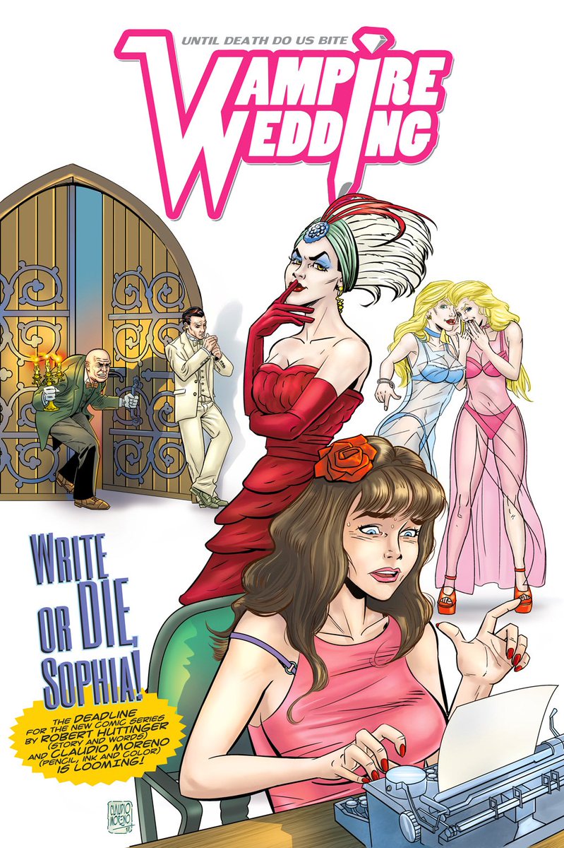 Vampire_Wedding's tweet photo. We are over the moon to announce that as of January 2017 the  VAMPIRE WEDDING – UNTIL DEATH DO US BITE comic mini series is in  production! https://t.co/WxtZjsF9c4