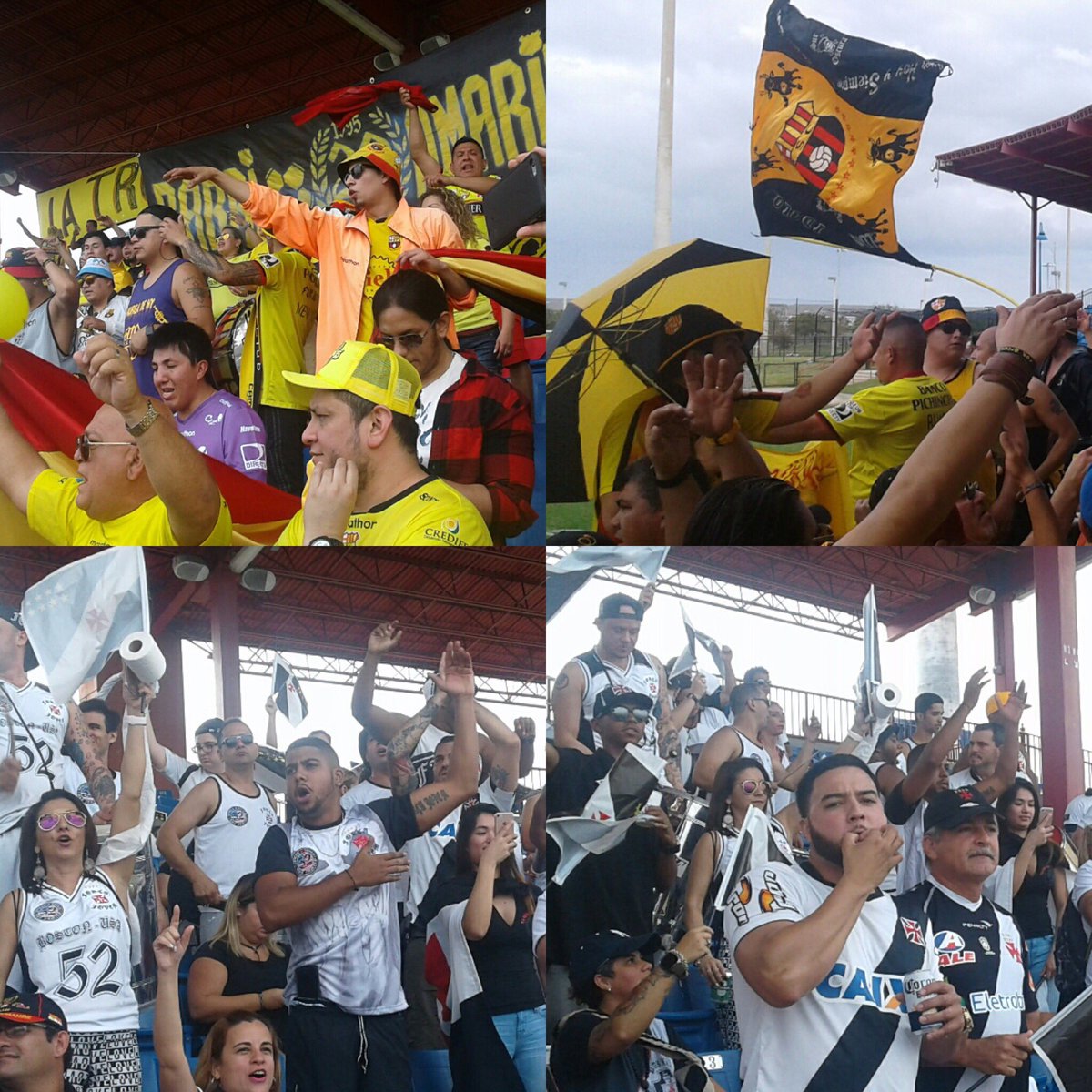 .<a href="/vascodagama/">Vasco da Gama</a> and @BarcelonaSCweb supporters are in the house &amp; in full voice today. Should be a good one! #FloridaCup