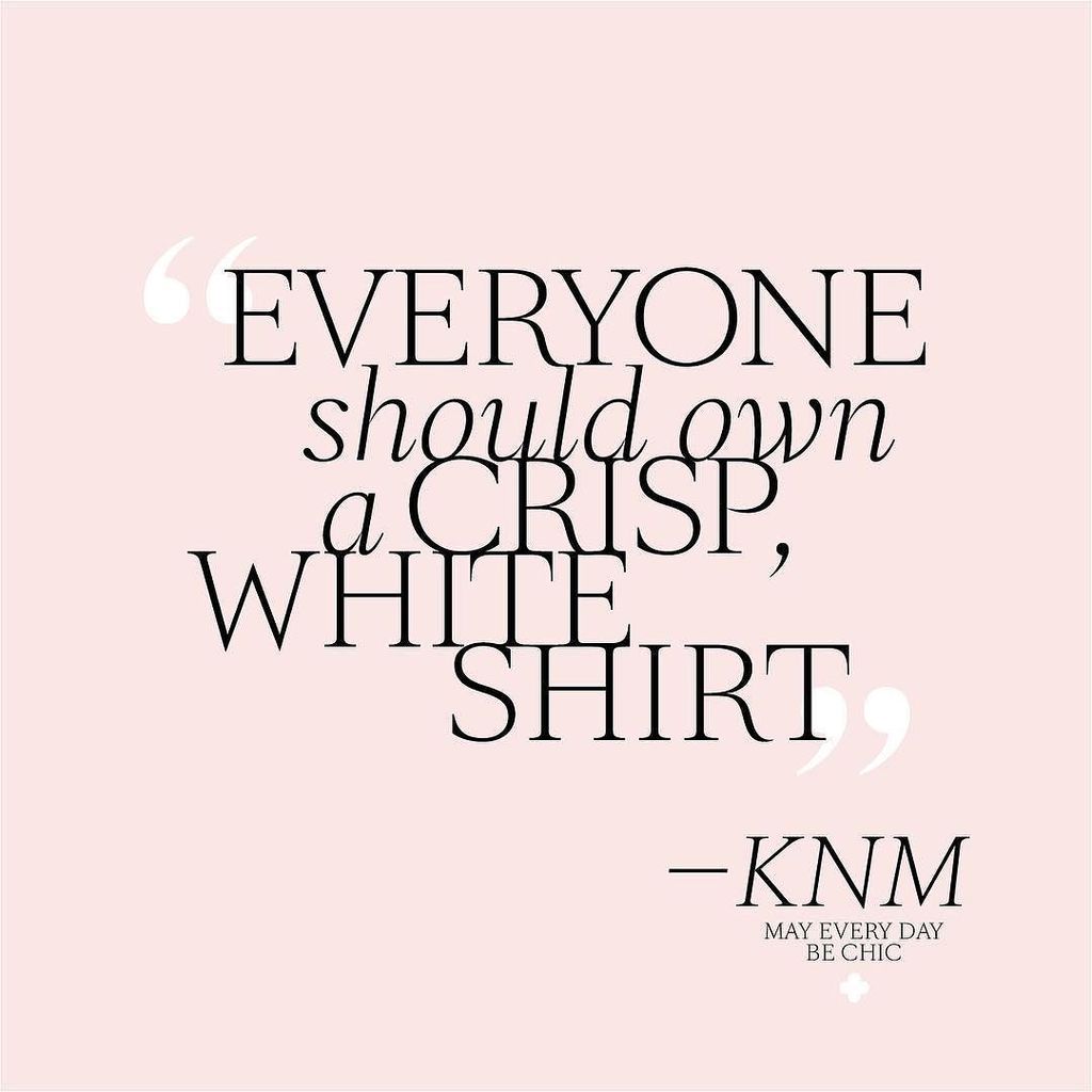 PINK_TARTAN's tweet photo. "Everyone should own a crisp, white shirt" - @kimnewportmimran #Bosslady #SundaySoundbite … https://t.co/OHp42BAYET https://t.co/FZudYXAiGD
