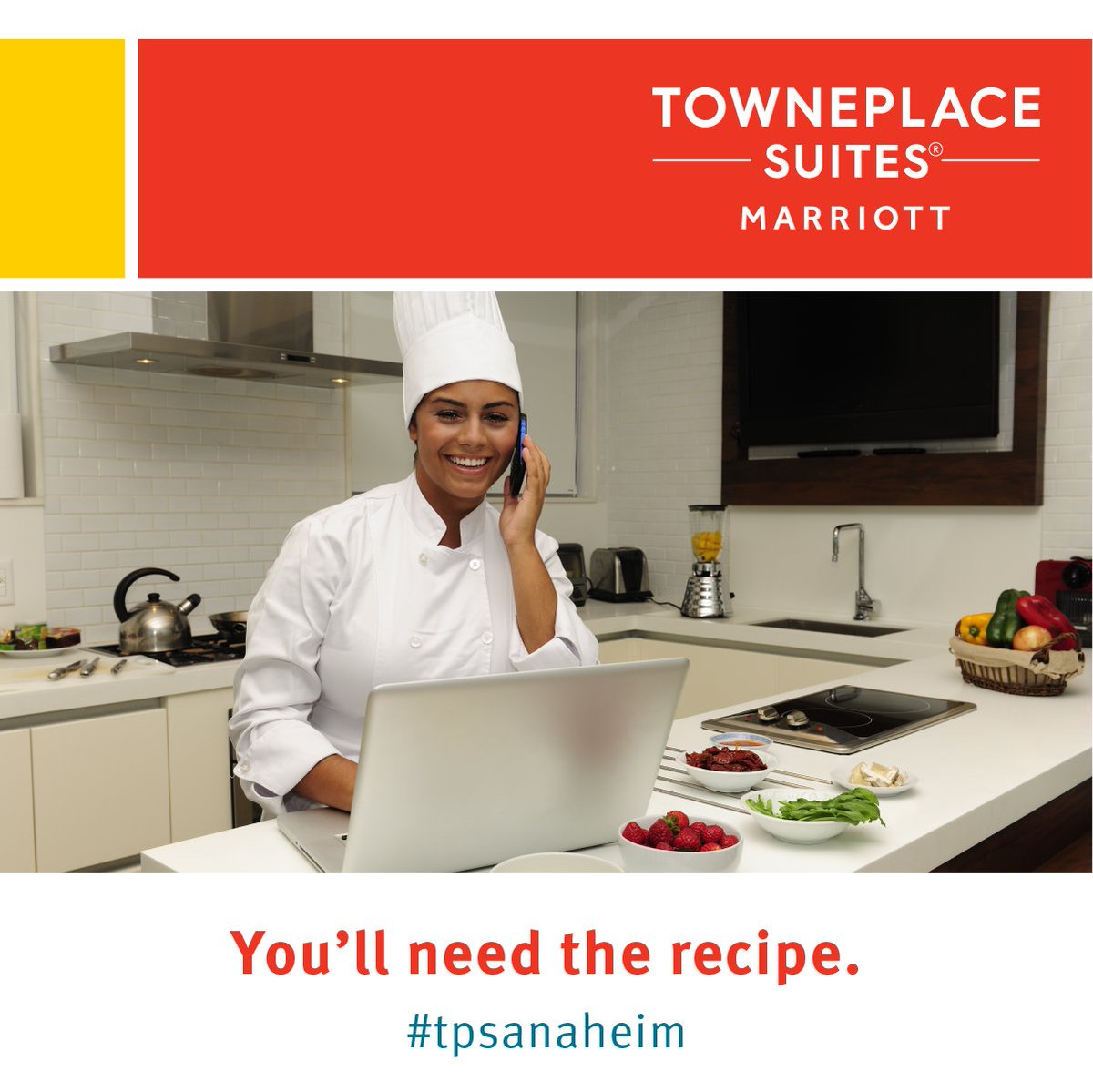 AnaheimTPS's tweet photo. With our kitchens, you'll want to call mom. https://t.co/uLEKBTjqH9 #TPSAnaheim #Food #247Hotels https://t.co/Ox51fSDLES