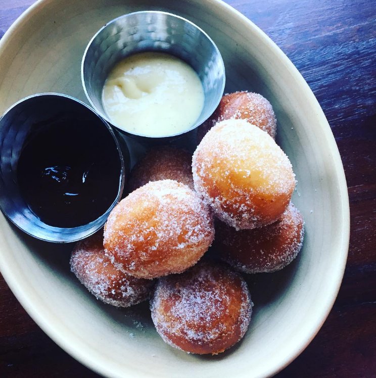 FinnTownSF's tweet photo. Because #donut holes are always a brunch must. (photo: @MyCastroSF) https://t.co/cAstHoc4vp