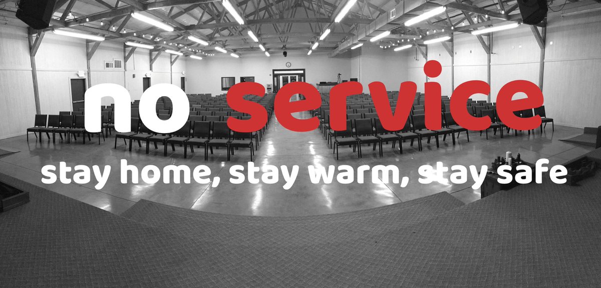 edgecf's tweet image. Due to inclement weather we will not have service this morning! Stay safe! Read through James 2 for next week!