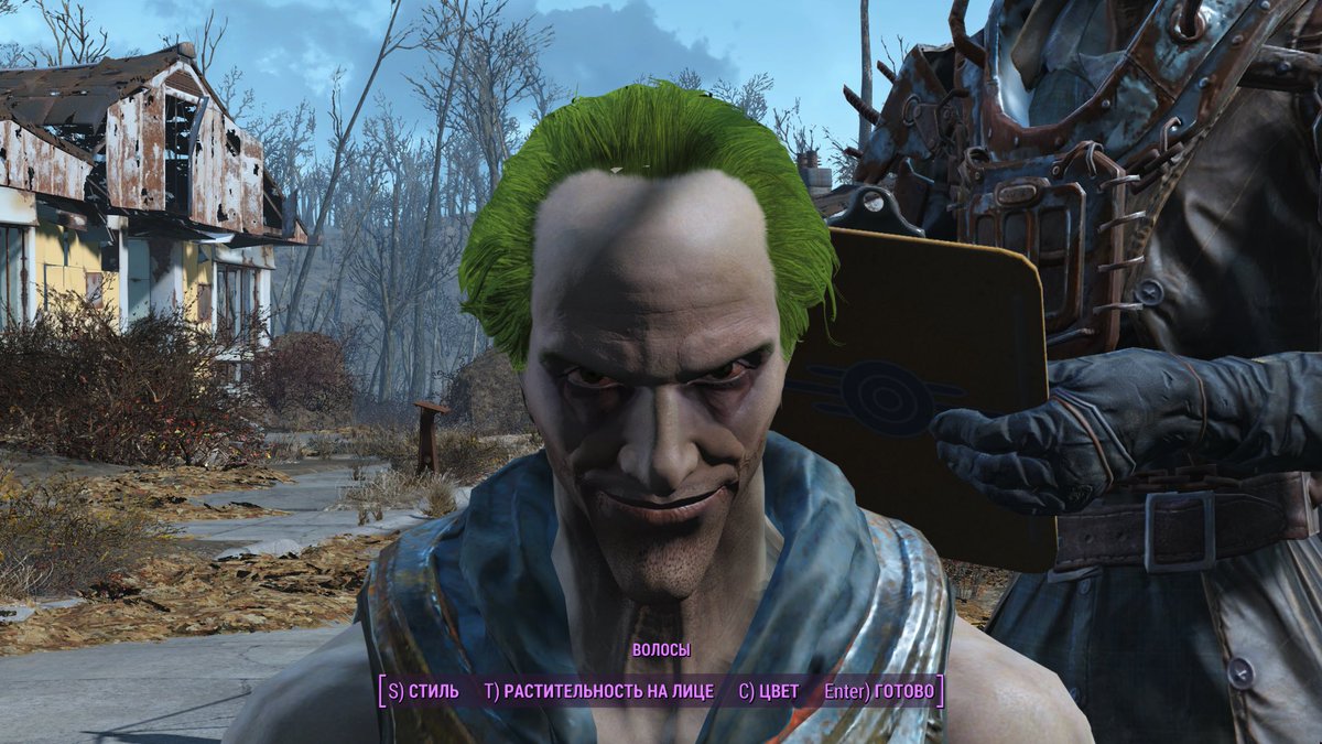 LarixCrew's tweet photo. Mr. J #Fallout4 #mrj #joker #bethesda #nukeworld https://t.co/vclVJAuWMo