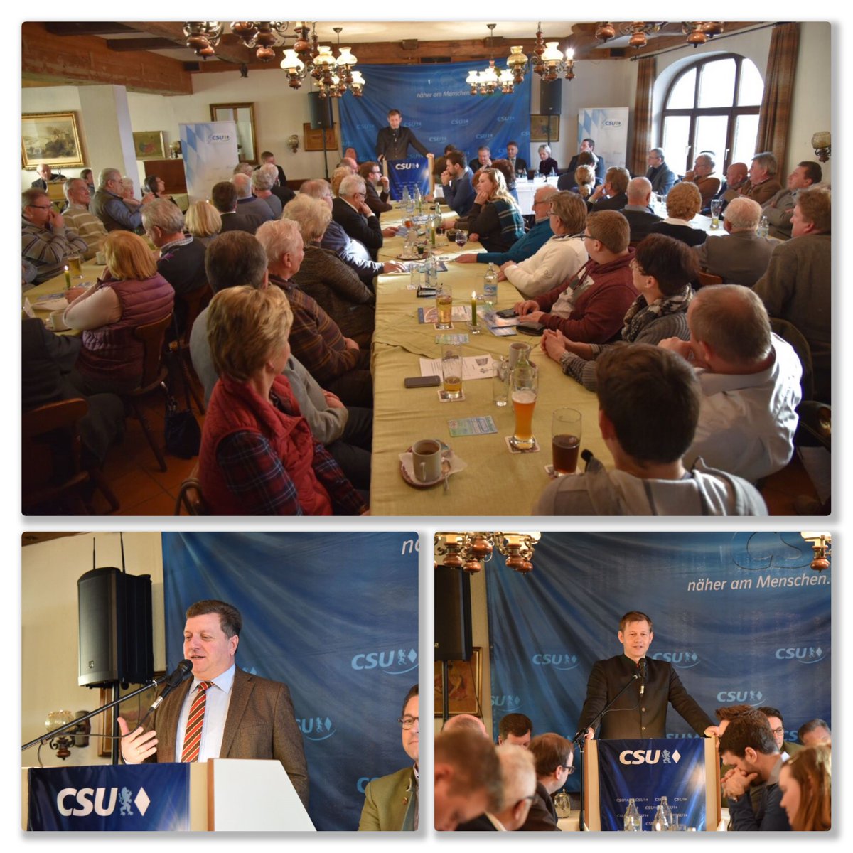 #Kundgebung der #CSU zur #Pauils-Kirta in #Hofkirchen mit @AndiScheuer, #Landkreistagspräsident #ChristianBernreiter und #Thomas Erndl