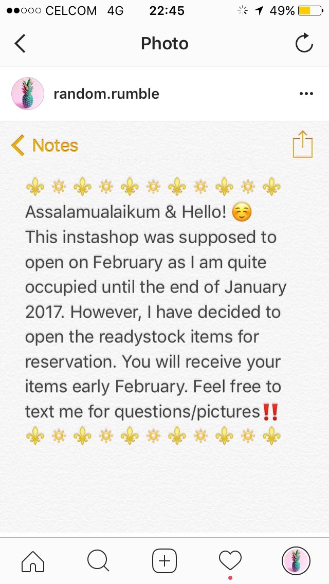 Perut_Buncit's tweet photo. Hi ❕I just started my own instashop. Do follow random.rumble on instagram for the latest product updates ☺️ Do contact me for any inquiries. https://t.co/mxl5vvfRe9