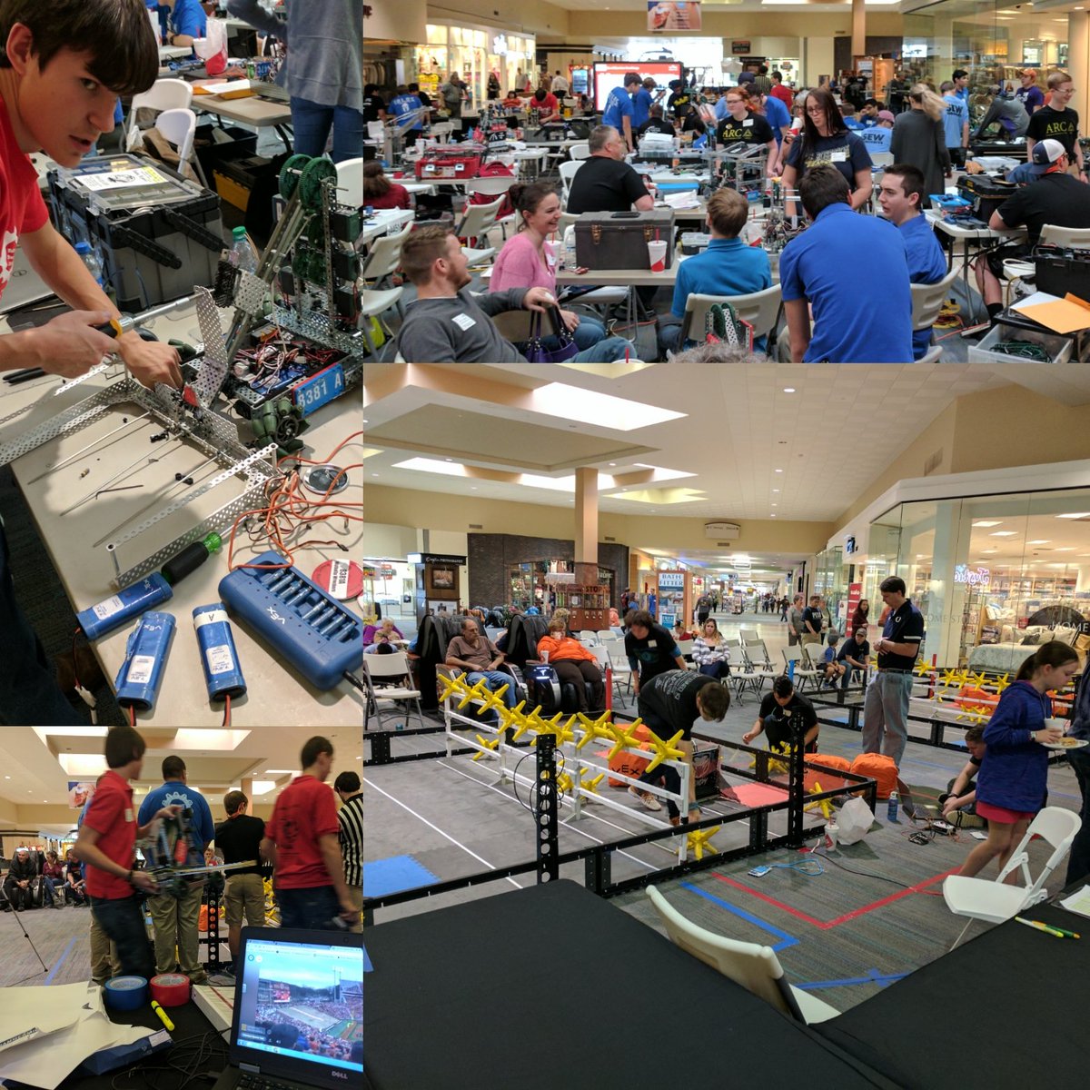 a5careercampus's tweet photo. Many thanks @AndersonMall the volunteers that made Electric City Vex Robotics Tournament so awesome yesterday! #AndersonFive #A5careers https://t.co/vZUQS8L29b
