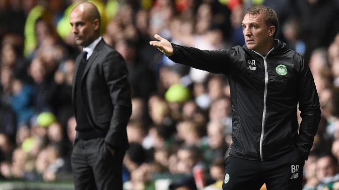 TheFootbaIlHub's tweet photo. Pep's never been the same since my footballing lesson last year. https://t.co/bGbyOyYiHe