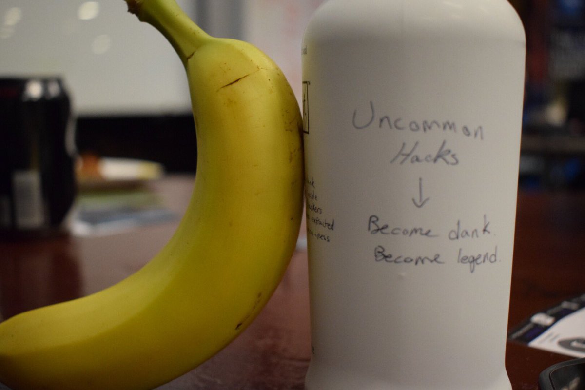coreytyron's tweet image. #UncommonHacks #soylent
