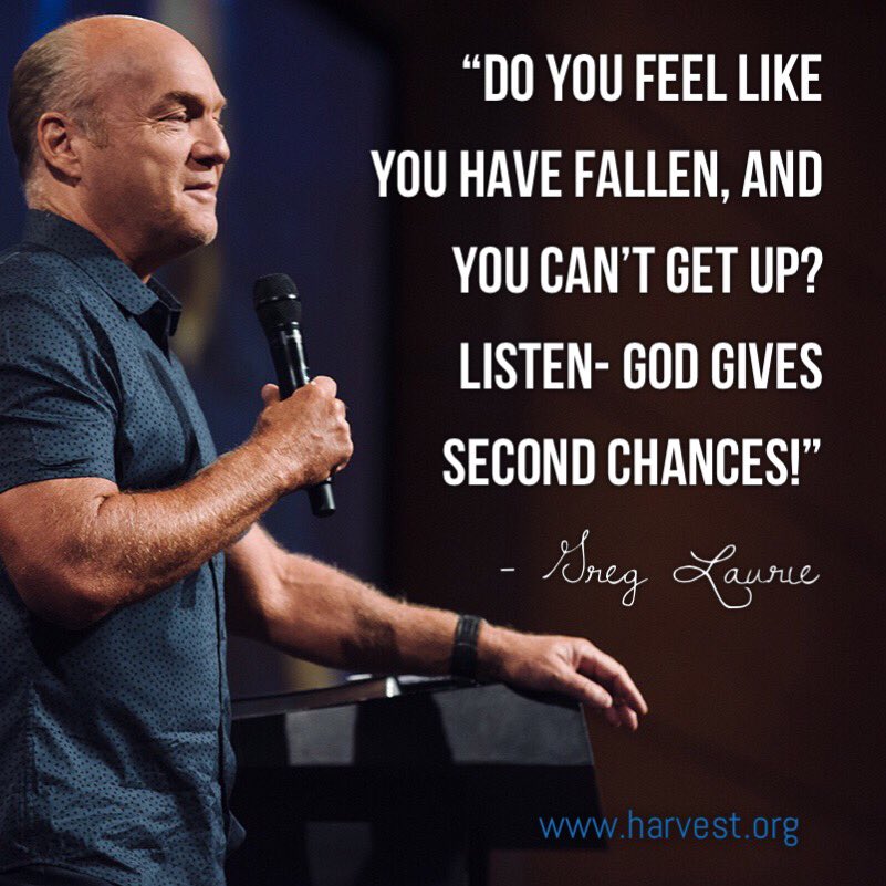 greglaurie's tweet image. Join us today at Harvest for my message,”A Second Chance for a WorldChanger”.www.harvest.org