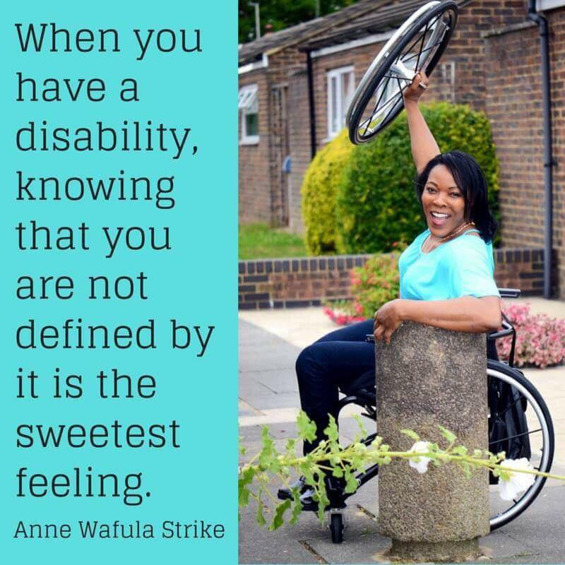 Do not allow this cruel world to define you..define yourself #blessed #empowered #thisgirlcan #disabilityawareness