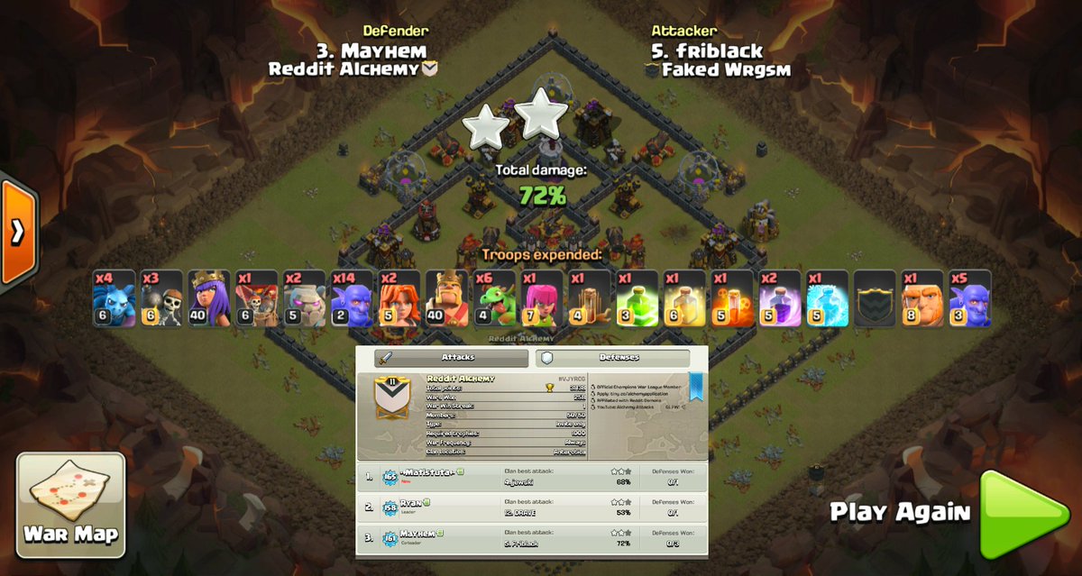 failferdi_faked's tweet photo. #fearFW our th10v11 hitsπ¦π¦Average of 64,3% @ClanWarLeague @FakedWargasm @RedditAlchemy https://t.co/t1nTPYnk6N