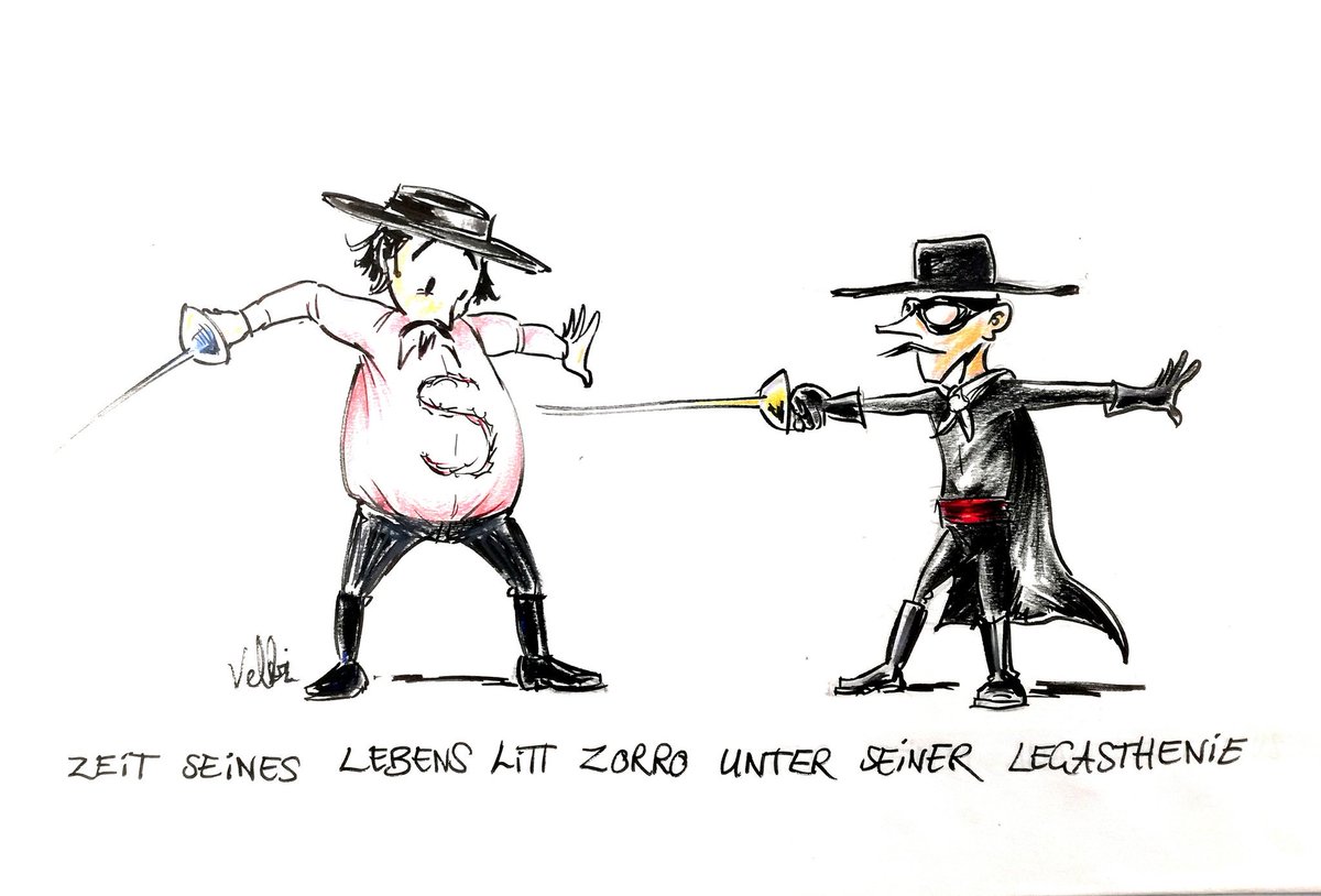 Jan Velbinger Zorro Legasthenie Rechtschreibung Fehler Rechtschreibschwache Comic Cartoons