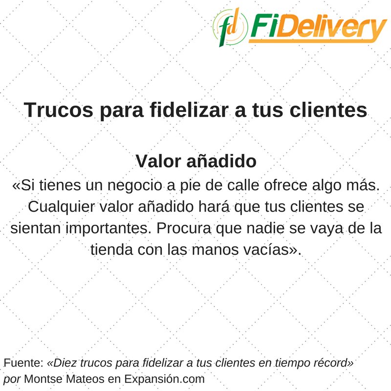 fidelivery's tweet photo. Un mensaje avisándole a tu #cliente de que su pedido va en camino, es una forma de agregarle valor a tu servicio. ¡Hazlo con @fidelivery! https://t.co/nH0zJpGfdL