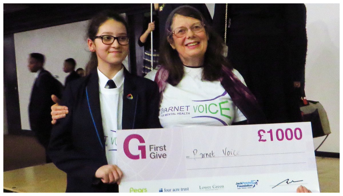 YourBarnetVoice's tweet photo. @YourBarnetVoice  &amp; @Lond_Academy receiving the @FirstGiveUK award at the presentation ceremony. https://t.co/zUwt9YFipG