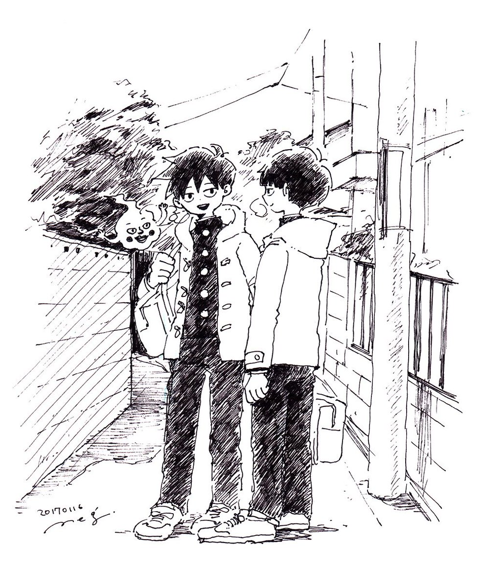 ペンでごちゃっと描きたかったらくがき。 